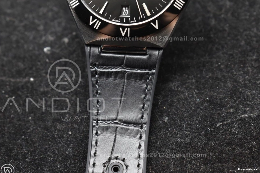 Constellation Black Strap Gummy on 1:1 A8900 Black VSF Edition Ceramic Black Dial HighPerformance SS Best Super 545 Clone 0412